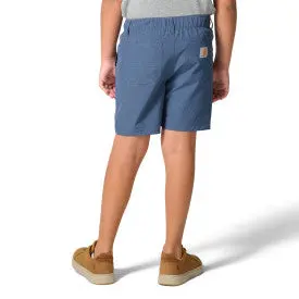 Youth Rugged Flex Heather Short - Blue Horizon Heather 2