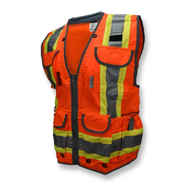 Radians Sv55 Class 2 Heavy Woven Two Tone Engineer Vest 1