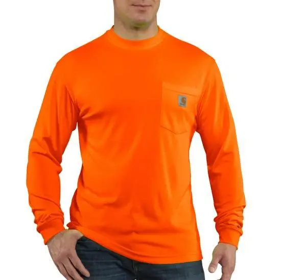 Force Color Enhanced Long Sleeve T-Shirt (Brite Orange) 1