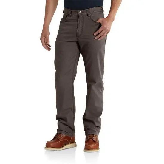 Rugged Flex Rigby 5-Pocket Work Pant (Dark Coffee) 1