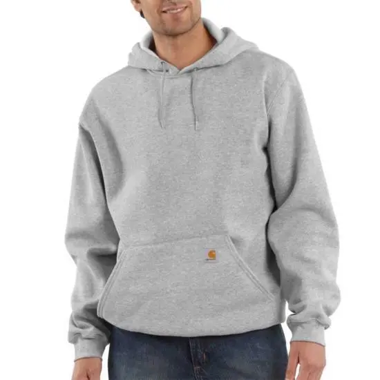 K121 Loose Fit Midweight Hoodie - Heather Grey 1