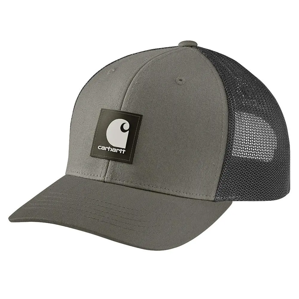 Rugged Flex Twill Mesh-Back Logo Patch Cap - Dusty Olive 1