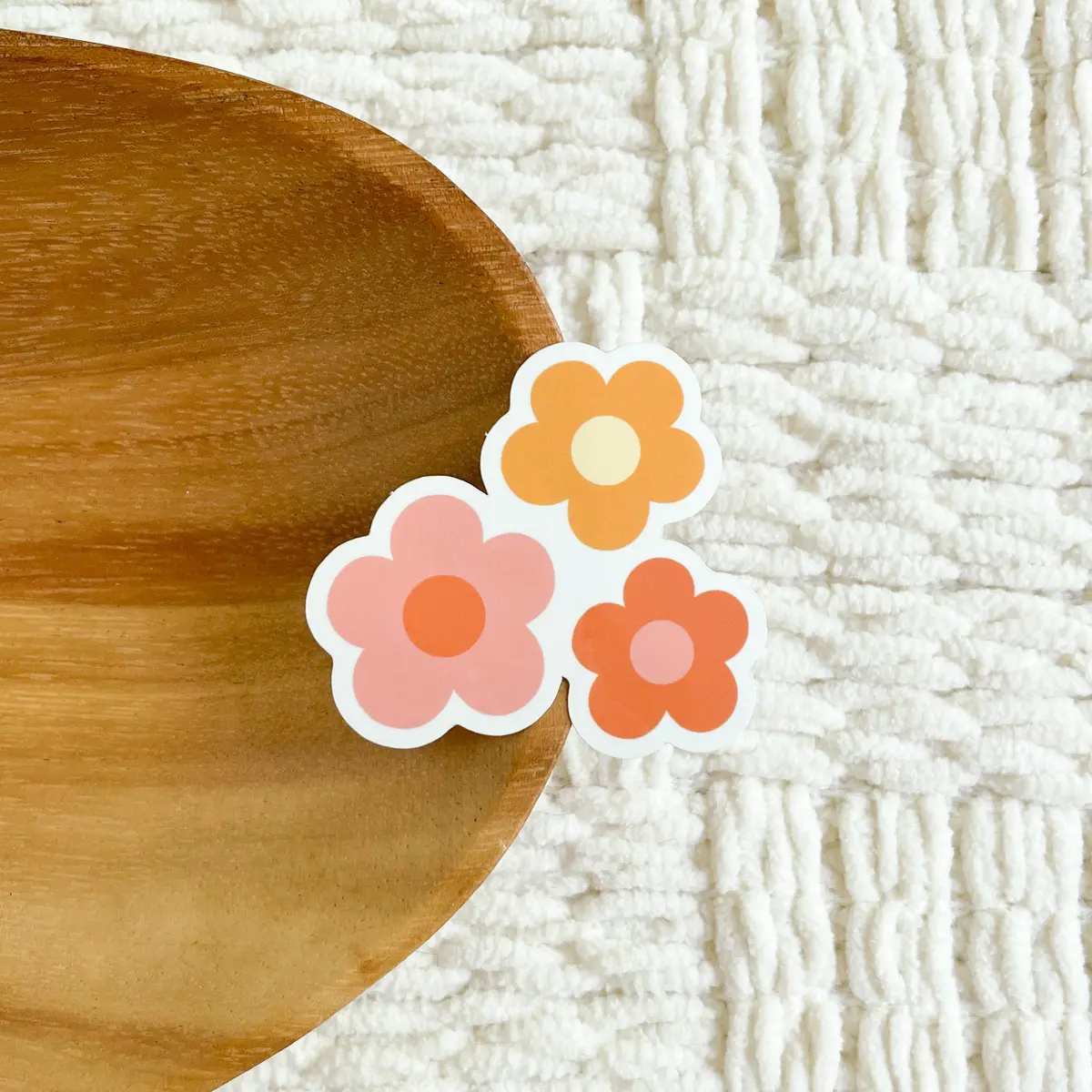 Groovy Flowers Sticker 1