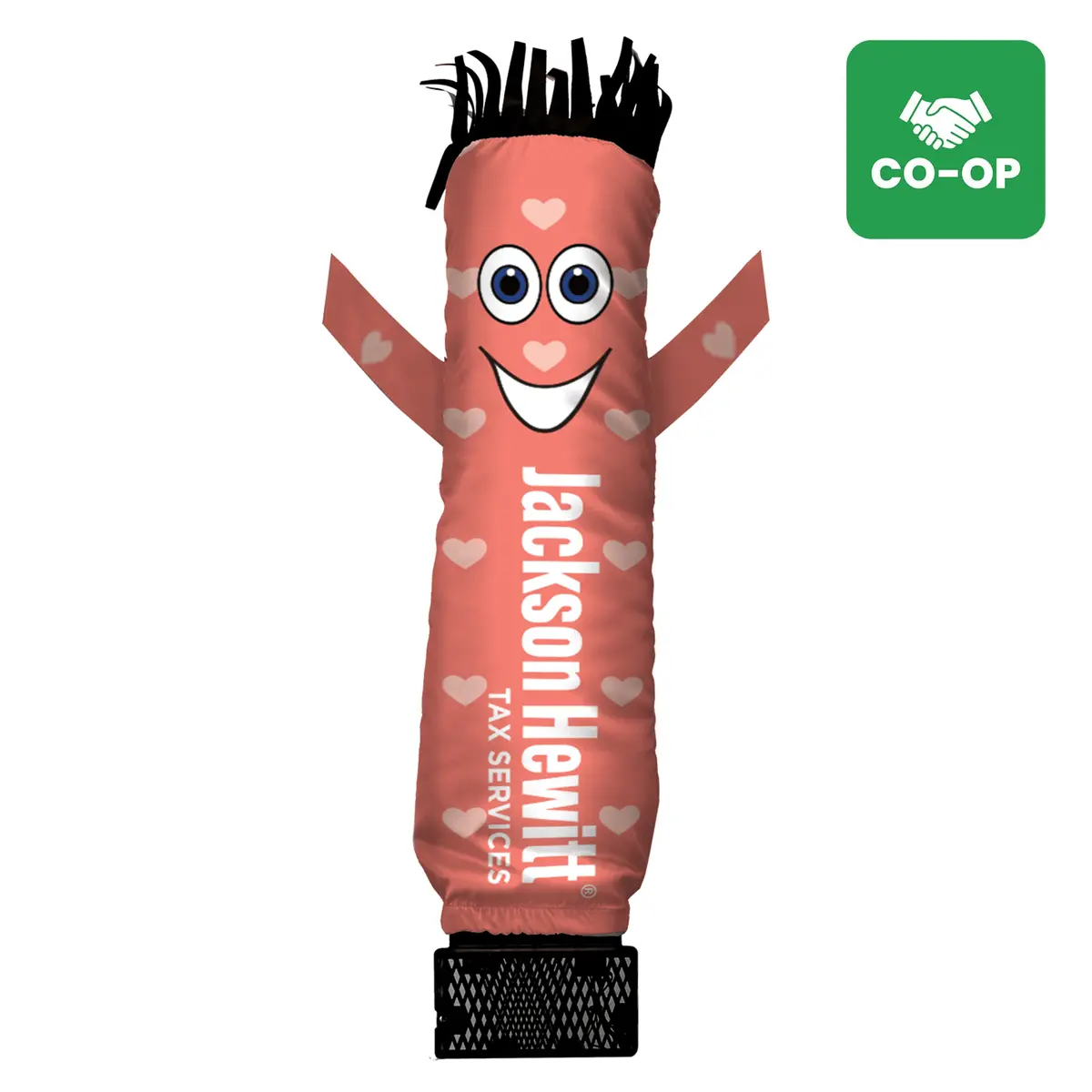 Jackson Hewitt Valentines Day Air Dancers® Inflatable Tube Man 1