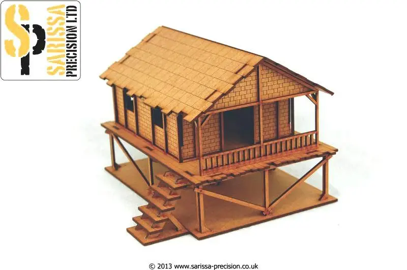 Woven Palm Style Village House 1
