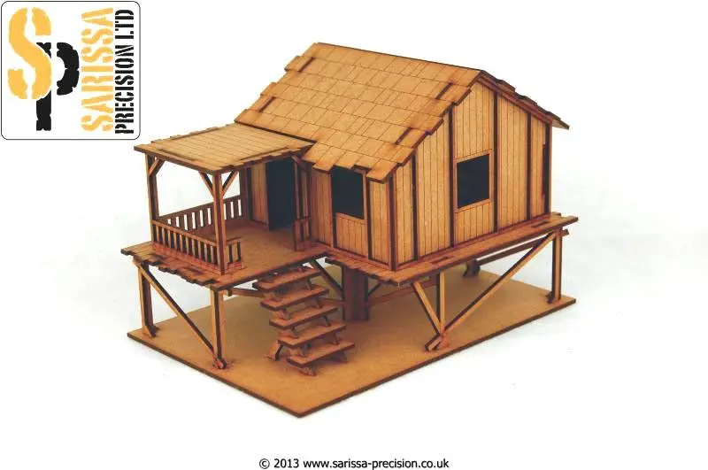 Planked Style Village House 1