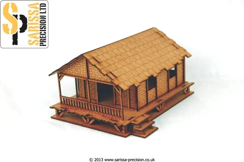 Woven Palm Style Village House - Low 1