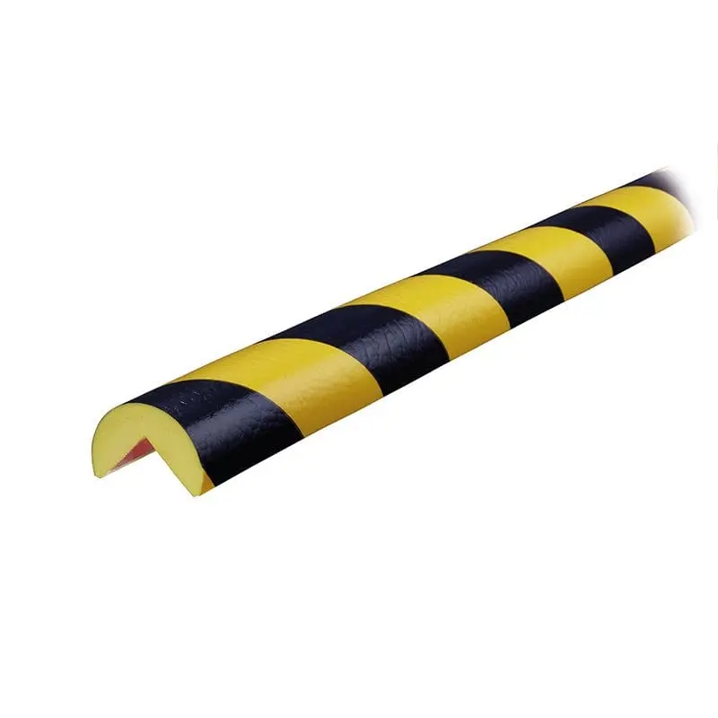 Knuffi Frost Model A Corner Bumper Guard Black/Yellow 1M - Bumper Guards 1