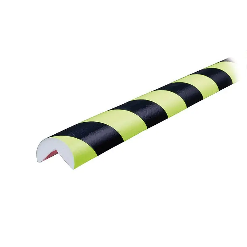 Knuffi Model A Corner Bumper Guard Fluorescent Black/Yellow 1M - Buffer Zone For Impacts 1