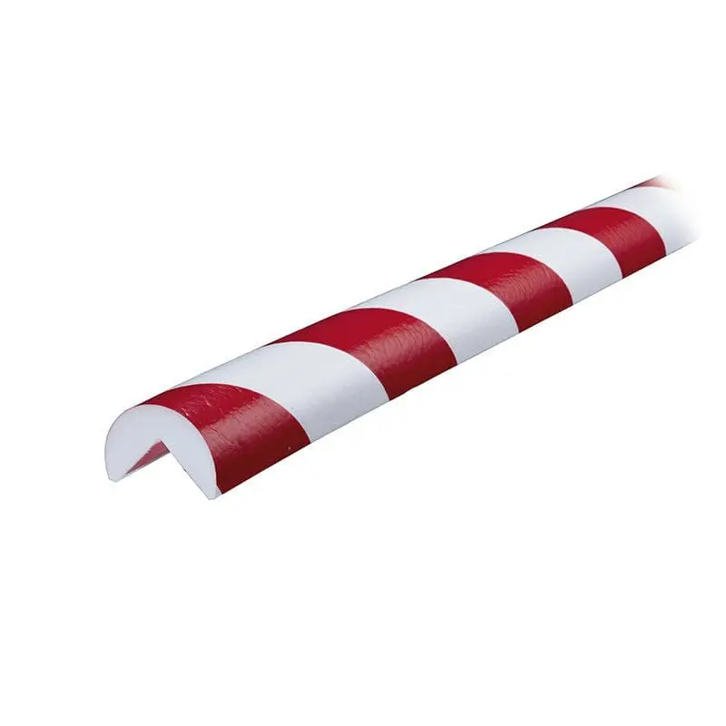 Knuffi Model A Corner Bumper Guard Red/White 5M - Rack Guards 1