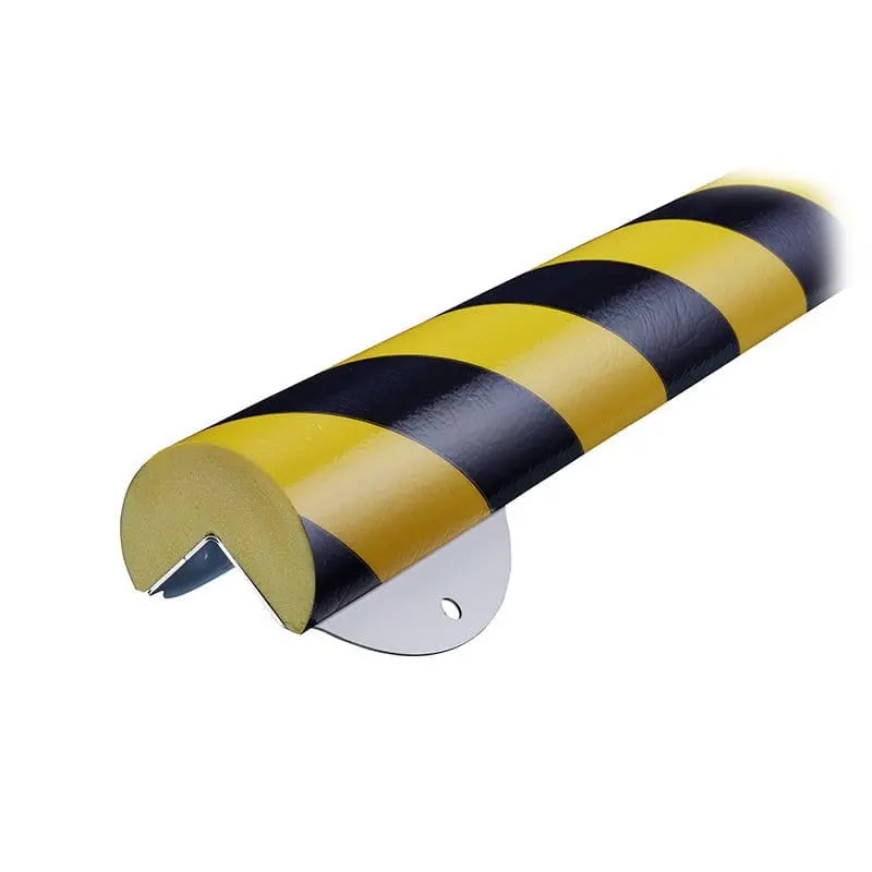 Knuffi Model A+ Corner Wall Protection Kit Black/Yellow 1/2M - Wall Protection 1