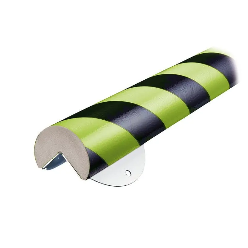 Knuffi Model A+ Corner Wall Protection Kit Fluorescent Black/Yellow 1M - Corner Protection 1