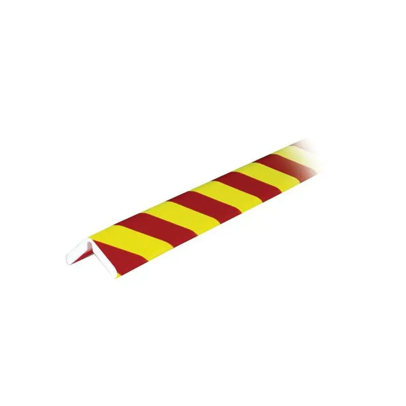 Knuffi Model H+ Flex Corner Bumper Guard Fluorescent Red/Yellow 1M - Warning Guards 1
