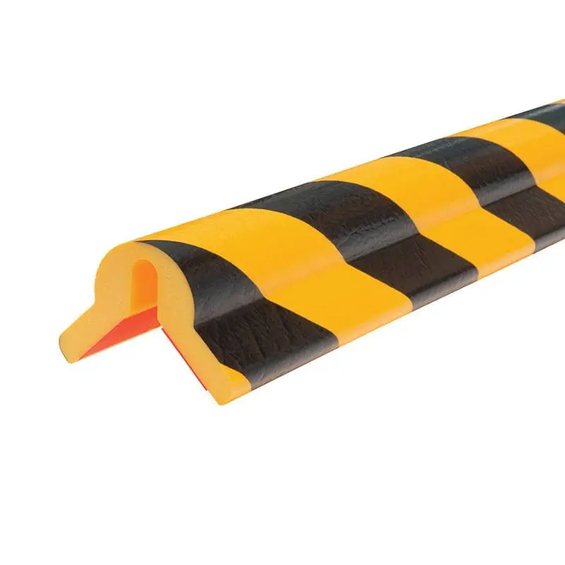 Knuffi Model Y Corner Bumper Guard Black/Yellow 1M - Corner Guards 1
