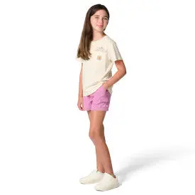 Youth Girls Rugged Flex Woven Cargo Short - Bodacious Heather 3