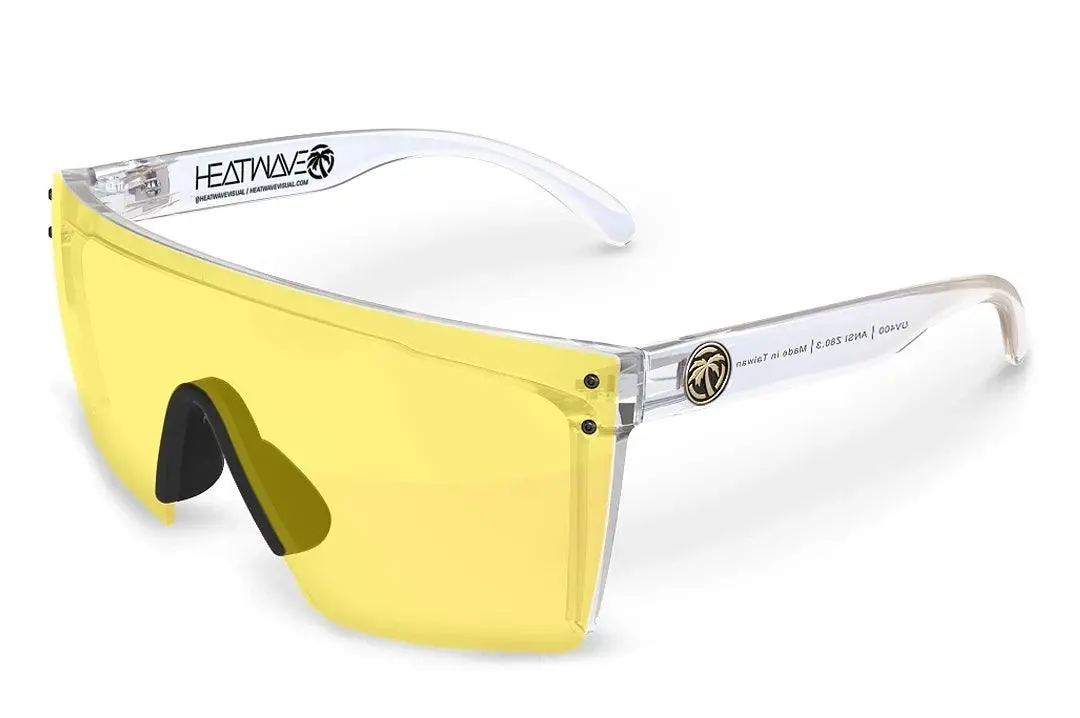 Lazer Face Glasses: Hi-Vis Yellow Z87 1