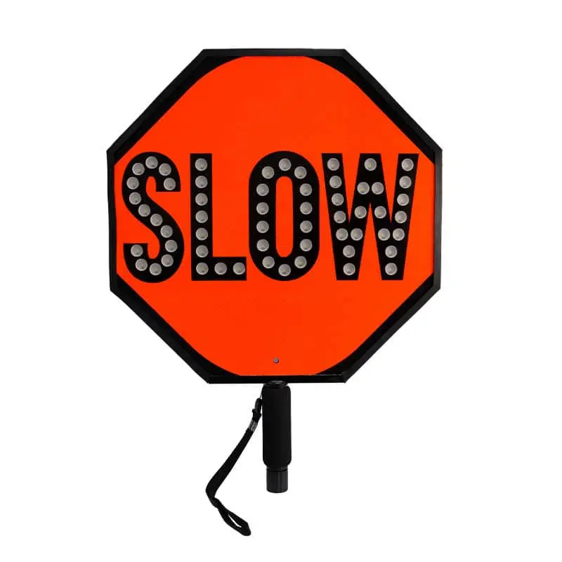 Rechargeable Led Sign Slow-Stop Bat,Lps-Sl18 1