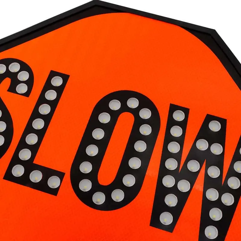 Rechargeable Led Sign Slow-Stop Bat,Lps-Sl18 2