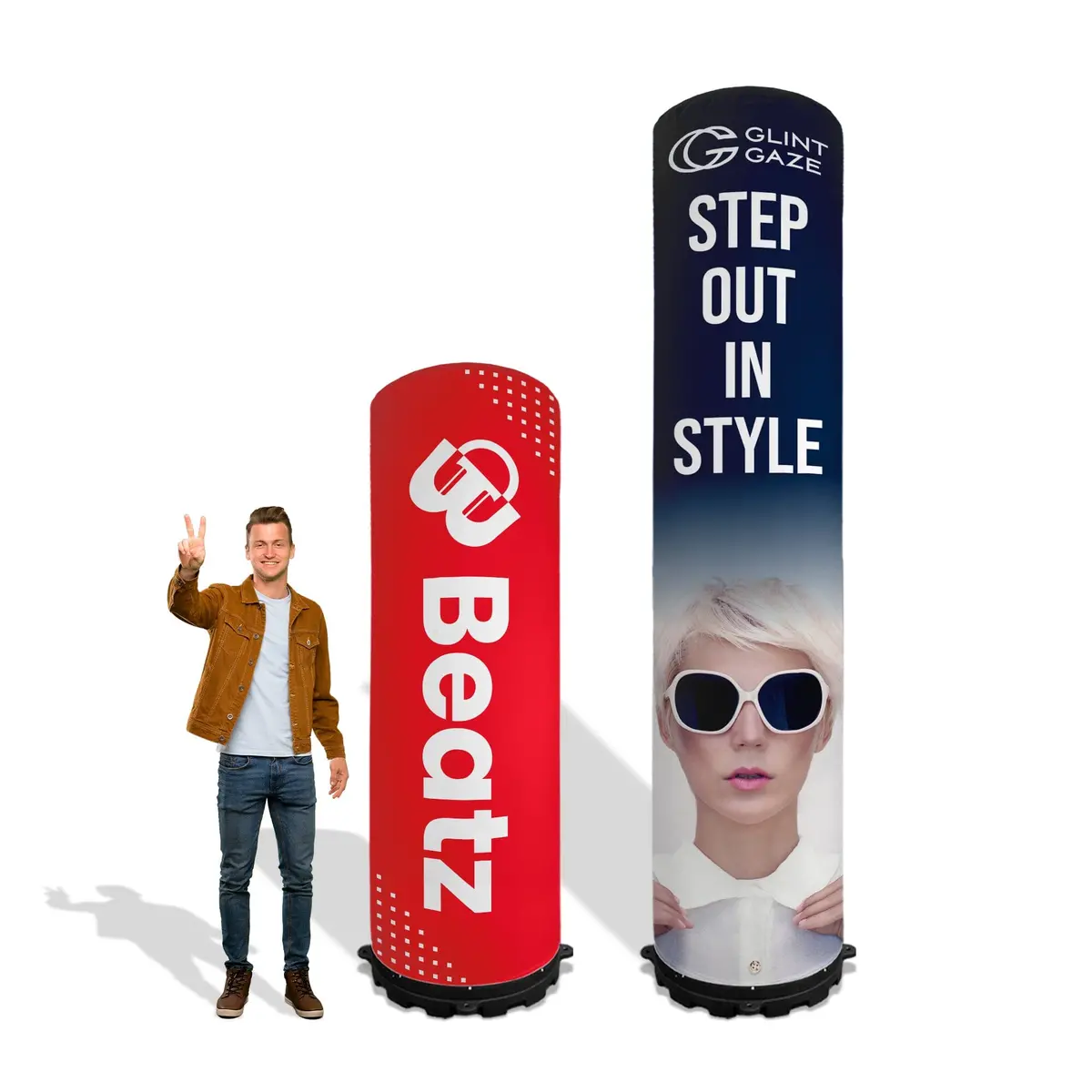Custom Inflatable Xl Led Pillar 1