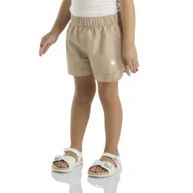 Infant/Toddler Color Chambray Short - Carhartt Brown 1