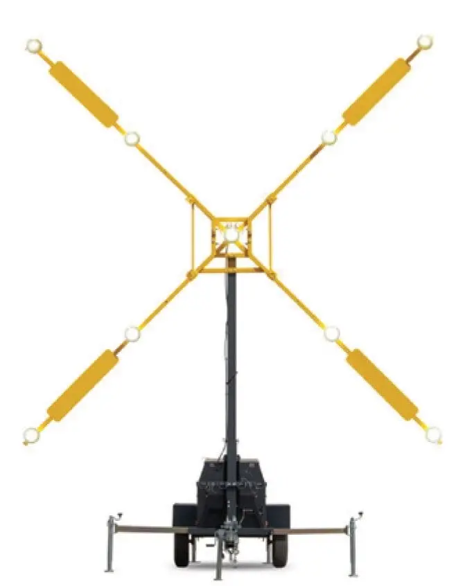 Lighted "X" Runway Closure Marker 1