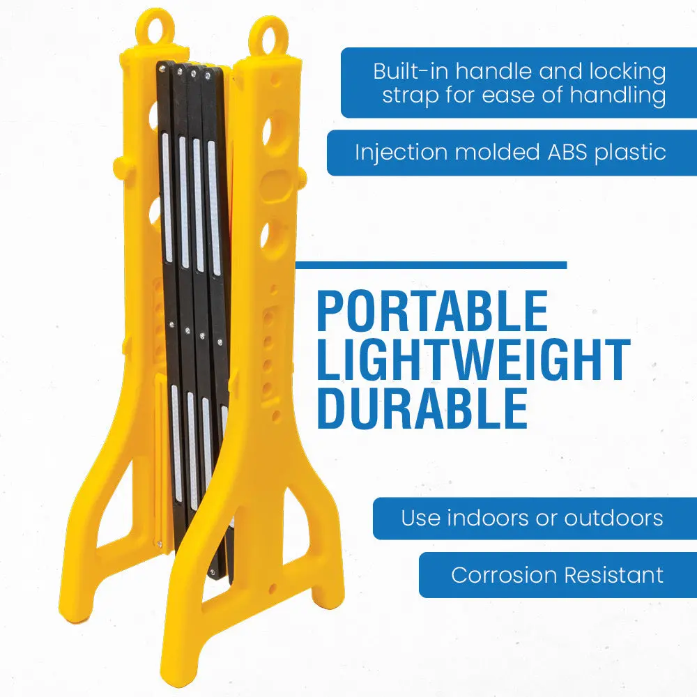 Lightweight Expandable Plastic Safety Barricade 2