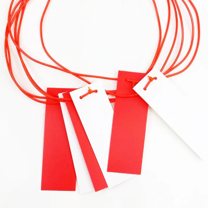 Red/White Pendant Marker Buntings 26Mtr Rectangle Hanging 1
