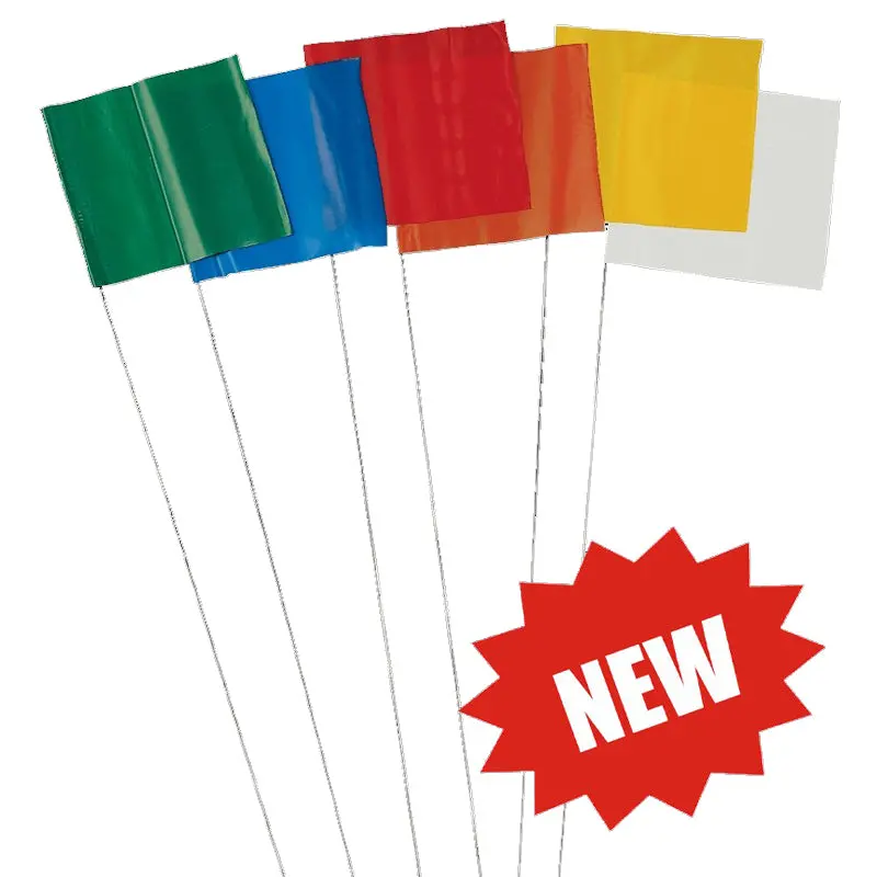Marking Flags 4X5 Inch And 2.5X3.5 Inch 2