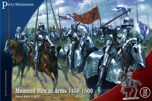 Wars Of The Roses:  Mounted Men-At-Arms (1450-1500) Plastic Boxed Set 1
