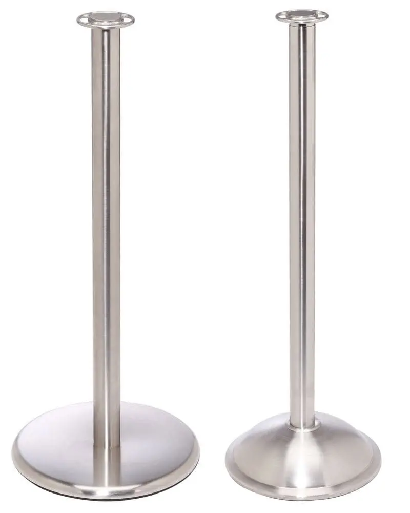 Museum Rope Stanchion, Satin Stainless 1