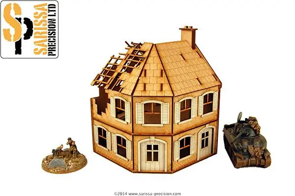 Corner Terrace House - Destroyed 1