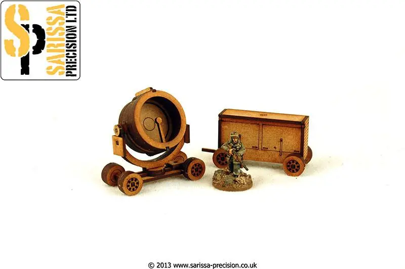 Ww2 Search Light & Generator Set 1