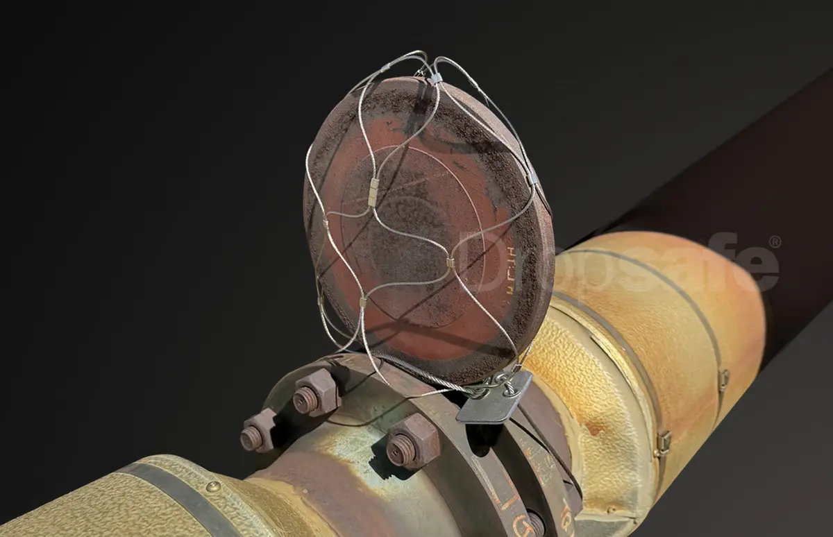 Net With Trisafe™ Carabiner For Spec Blind Flanges, Swl 20 Kg / 44 Lbs 1