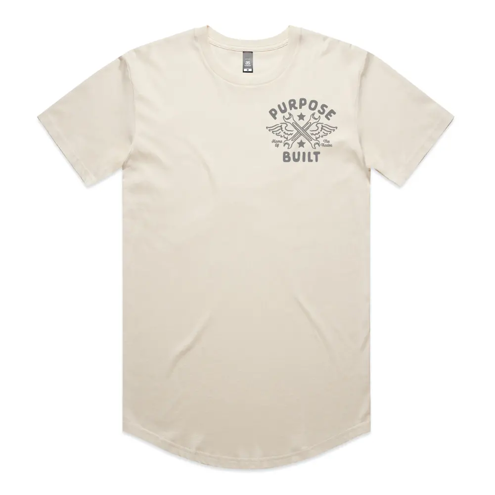 Nothing Prospers, Drop Short Sleeve Tee, Ecru 3