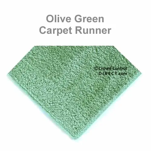 Olive Green Carpet Runner 1