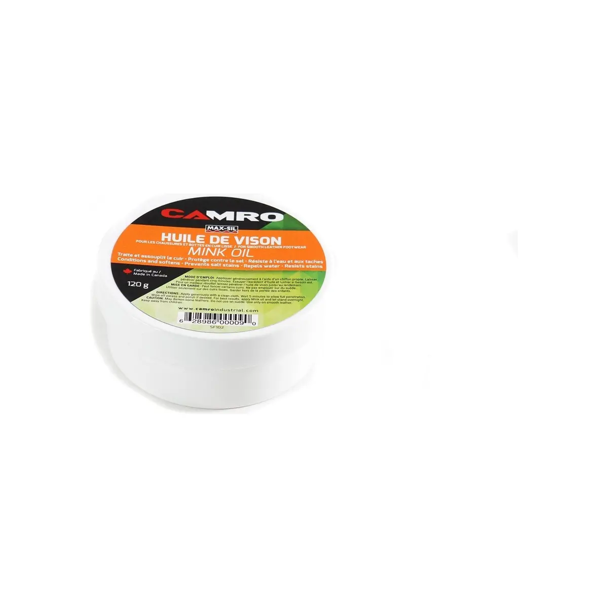 Pâte Imperméabilisante Pour Cuir - Huile De Vison 120 G 1