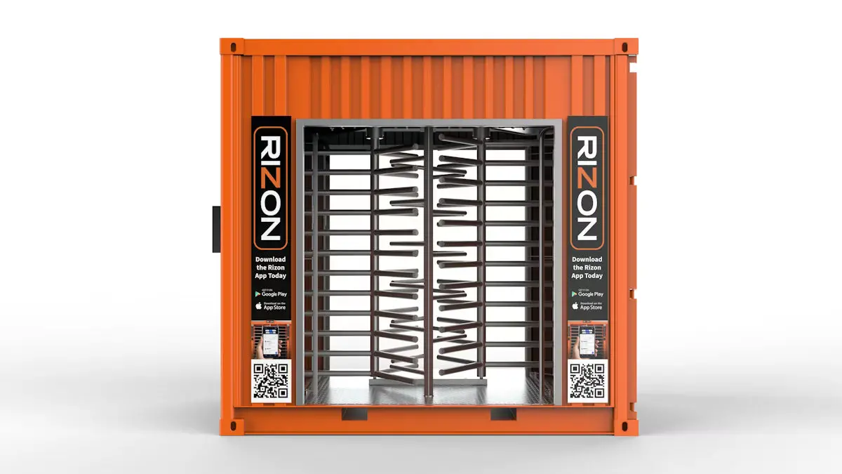 Pegasus 200 Hd Heavy-Duty Construction Turnstile Container 2
