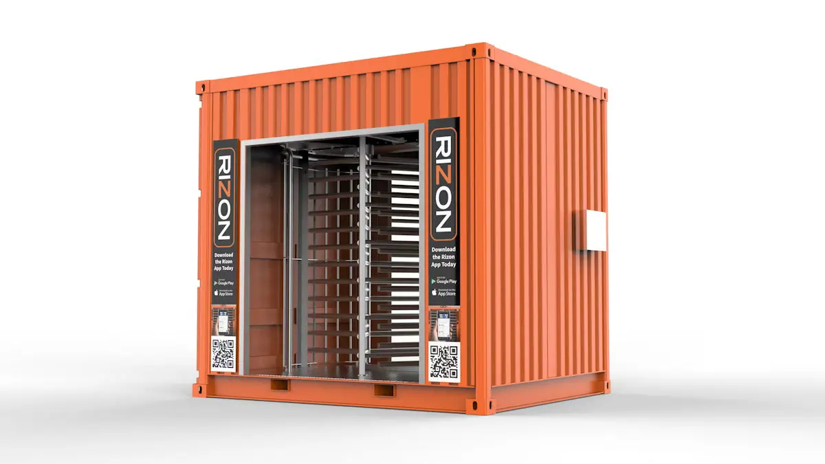 Pegasus 200 Hd Heavy-Duty Construction Turnstile Container 1