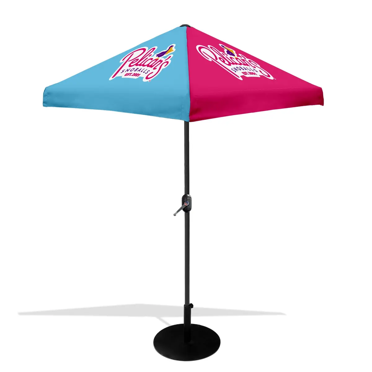 Pelican's Snoballs Small Market Umbrella (4-Panel) 1