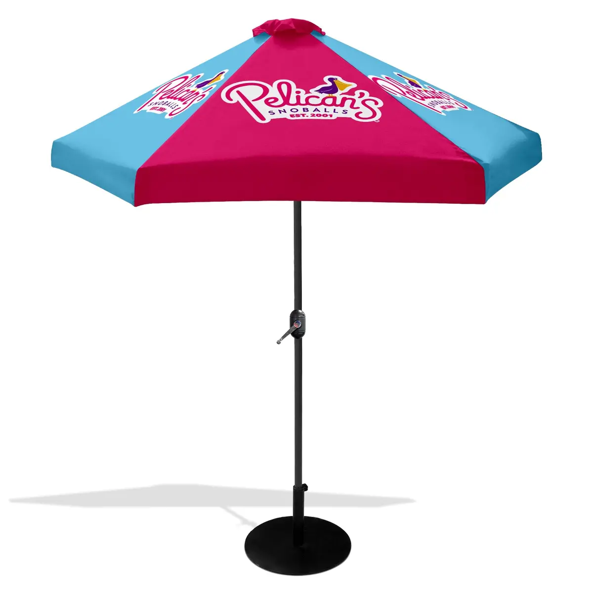 Pelican's Snoballs Large Market Umbrella (6-Panel) 1