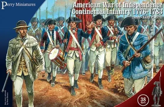 American War Of Independence Continental Infantry 1776-1783 1