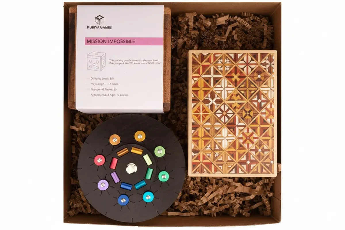 Gift Puzzle Box For Him - Level 10 Puzzles 1