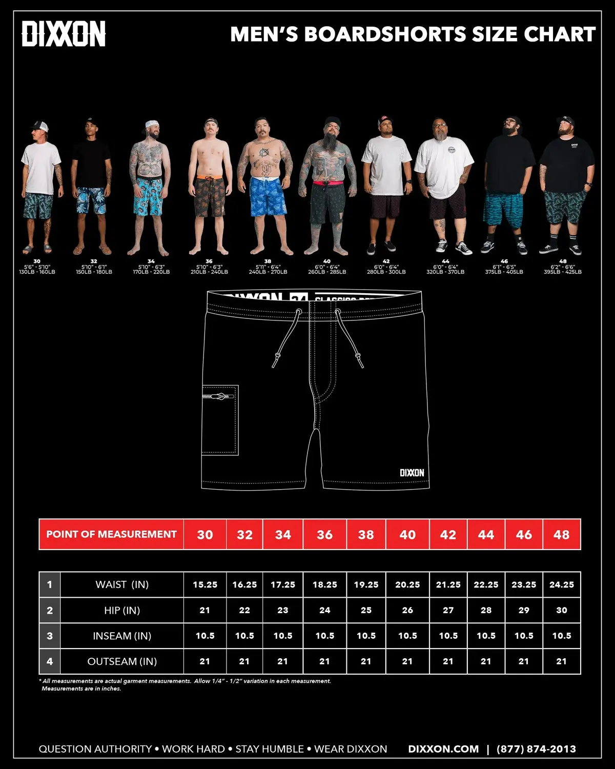 Black 21" Boardshort 4