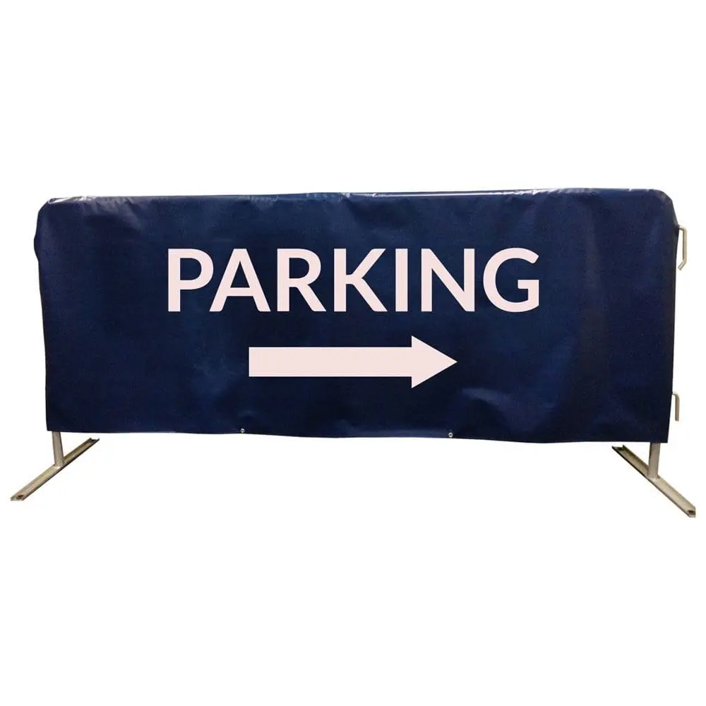 Printed Barricade Cover - Printed Barrier Cover 1