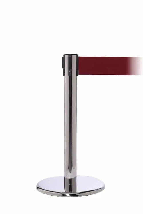 Queuepro 250 Mini Xtra - 2' Ft Height 11' Ft. Wide Belt Barrier. 1
