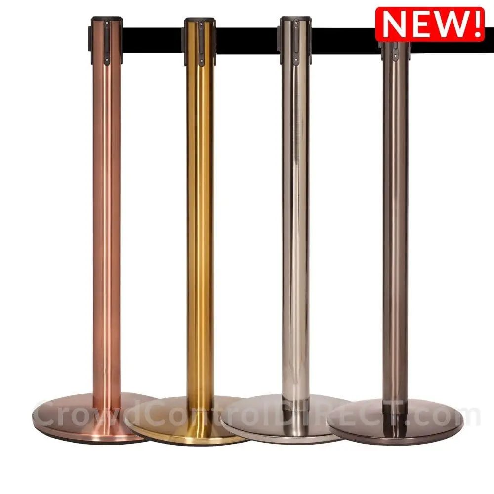 Queuepro 250 Premium - Rare Finish Belt Barrier 1