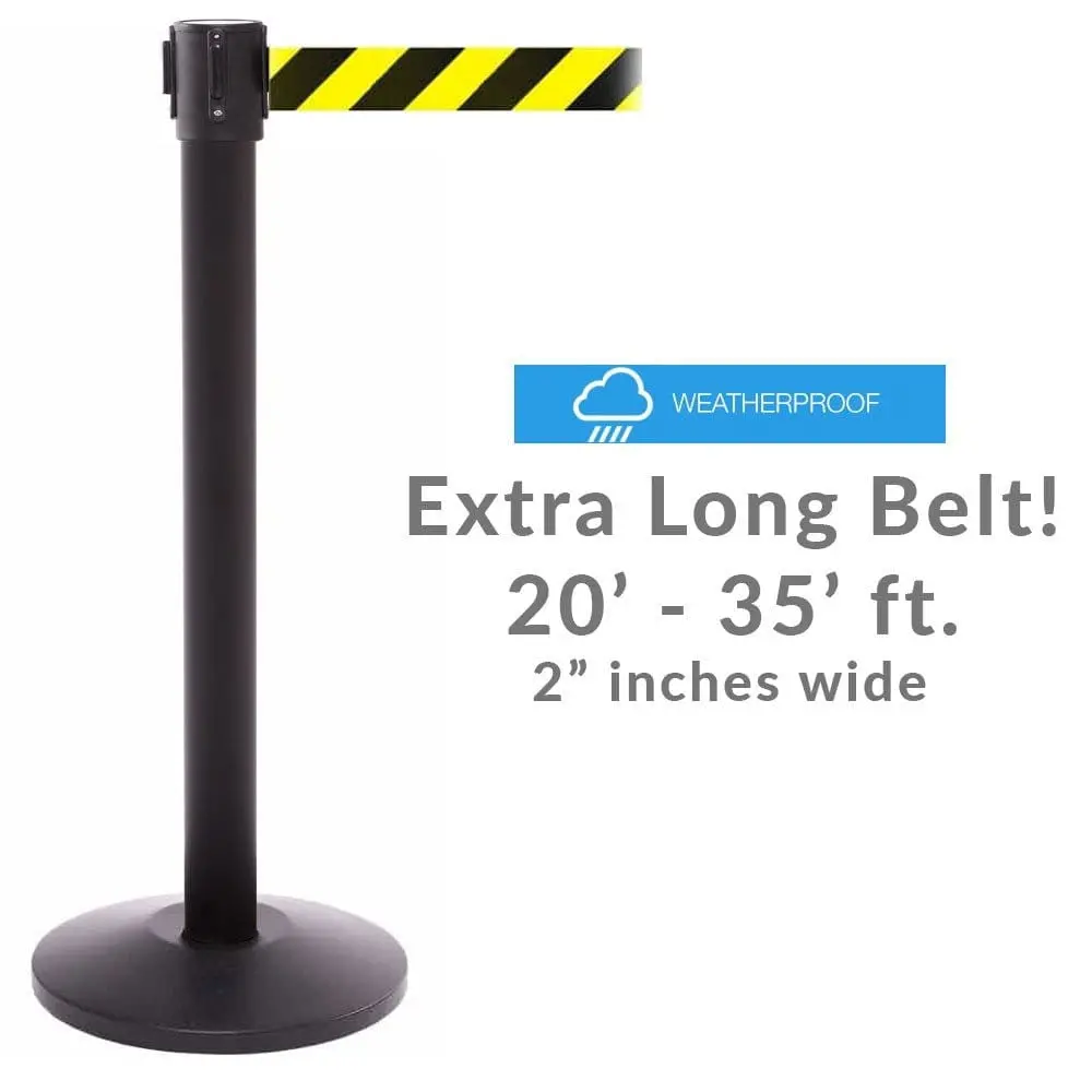 Queuepro 335 - Long 20 - 35' Ft. Belt Barrier 2