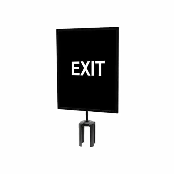 Queueway - Qwaysign-11" X 14Exit (Double Sided) 1