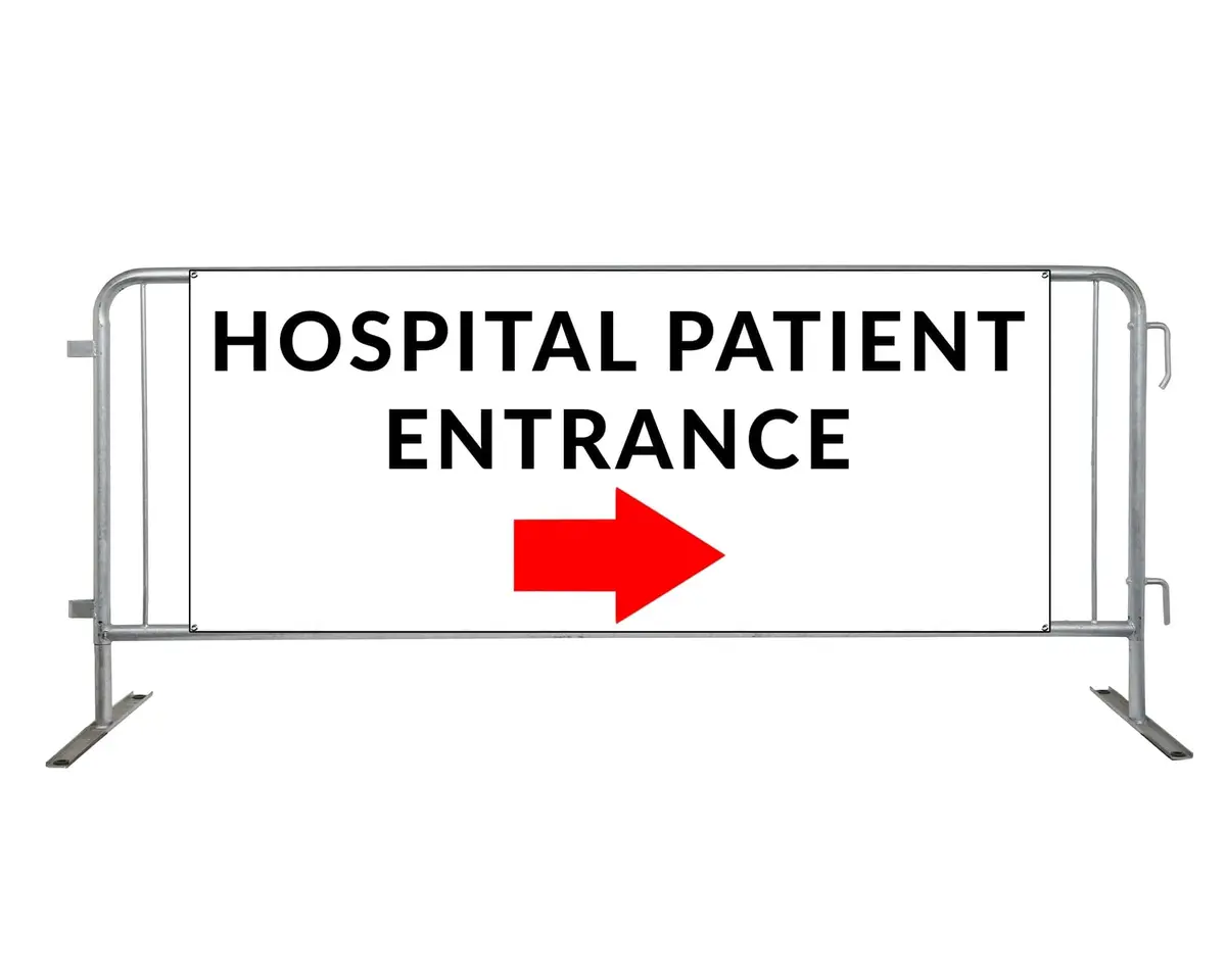 Quick Shift Small Barrier Jacket For Hospital Crowd Control Barricade 1