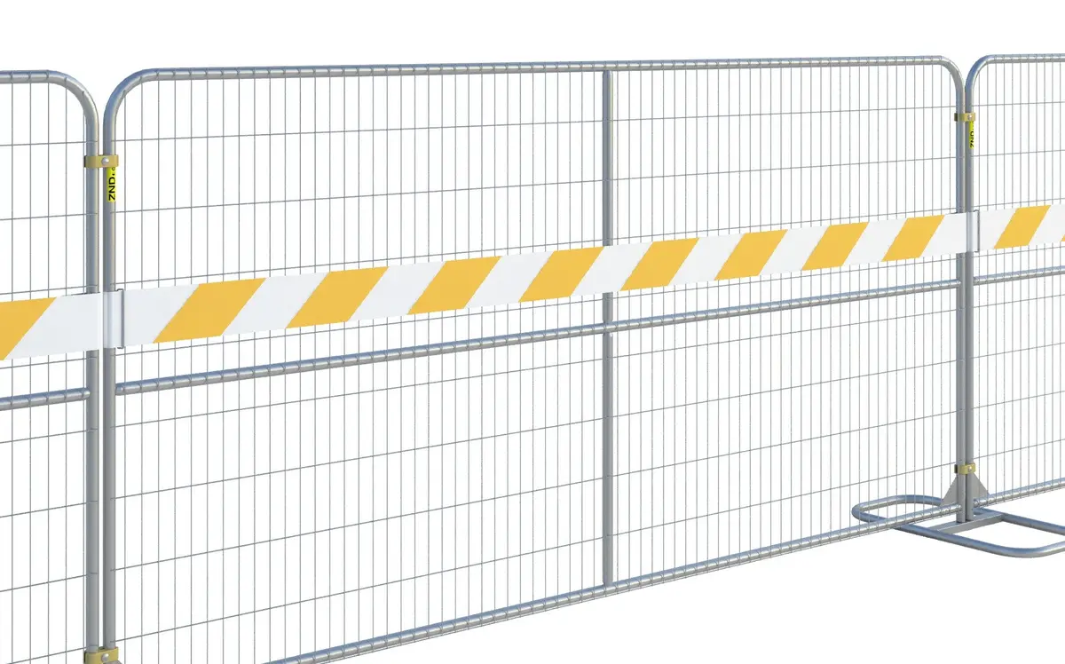 Reflective Fence Strip Orange-White 12' 1